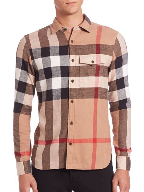 burberry mens shirt sale size m